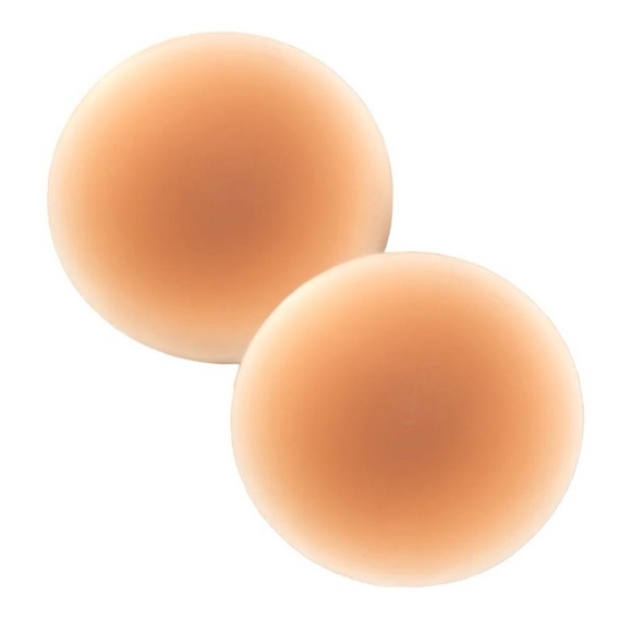 Seamless Nude Silicone Reusable Nipple Covers (Caramel Brown) - Picture 1 of 9